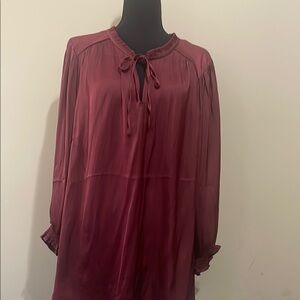Elegant Burgundy Blouse
